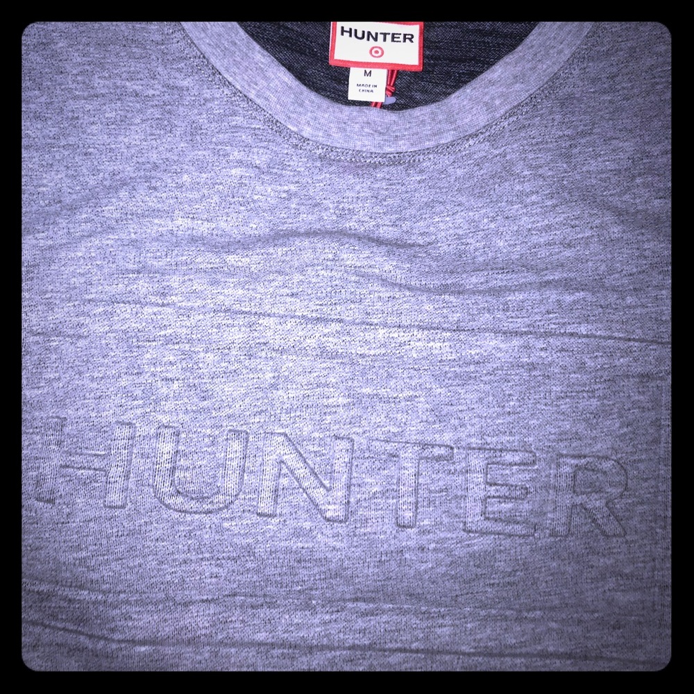 Hunter for Target mens tshirt  gray size M